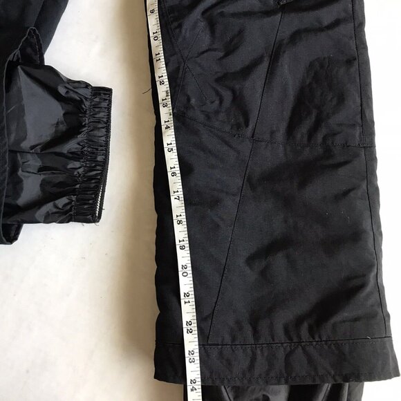 Obermeyer Alt 3 Juniors Unisex Black Cargo Snow Pants Size 12 Adjustable Waist - Picture 8 of 9